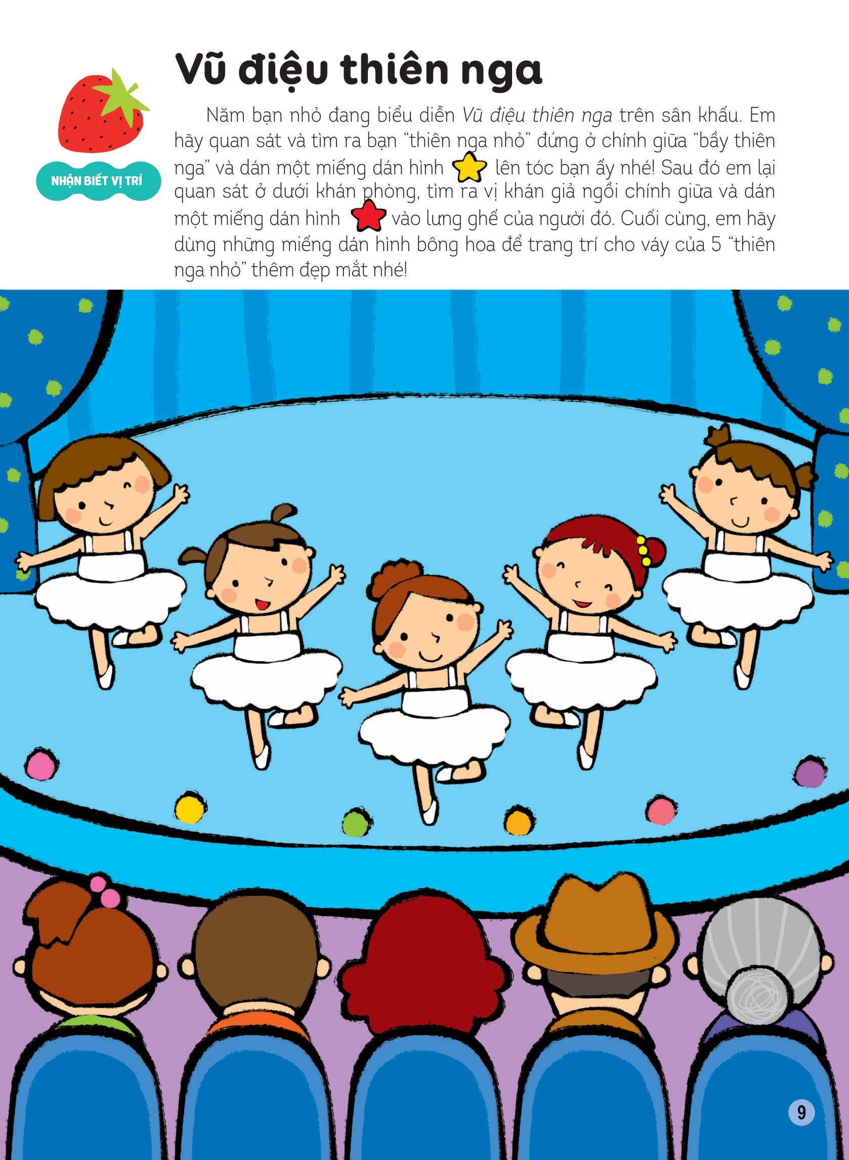 hình dán thông minh giúp bé làm quen với toán học - vũ điệu thiên nga