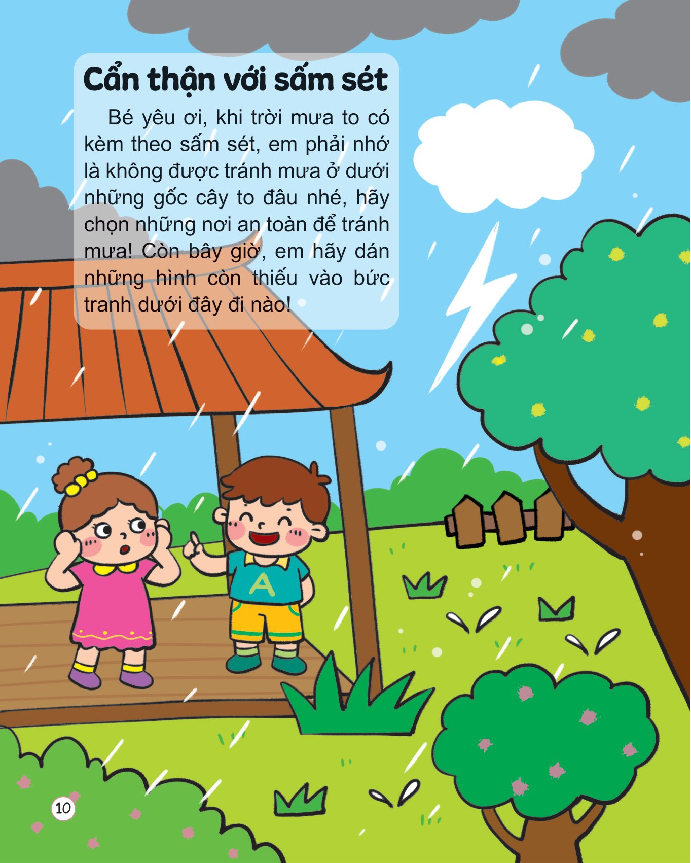 hình dán thú vị rèn trí thông minh - an toàn mạnh khỏe (dành cho trể từ 2-6 tuổi)