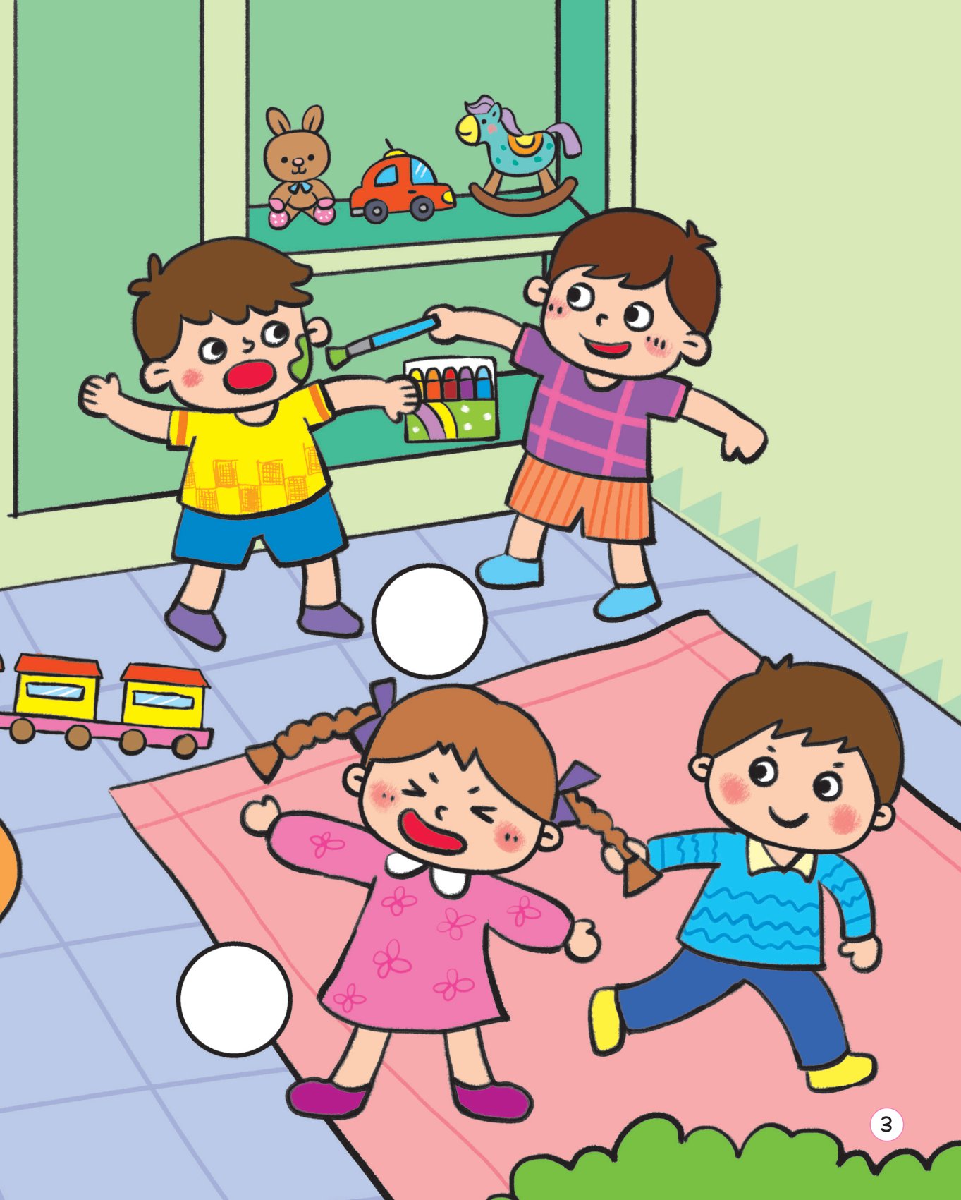 hình dán thú vị rèn trí thông minh - an toàn mạnh khỏe (dành cho trể từ 2-6 tuổi)