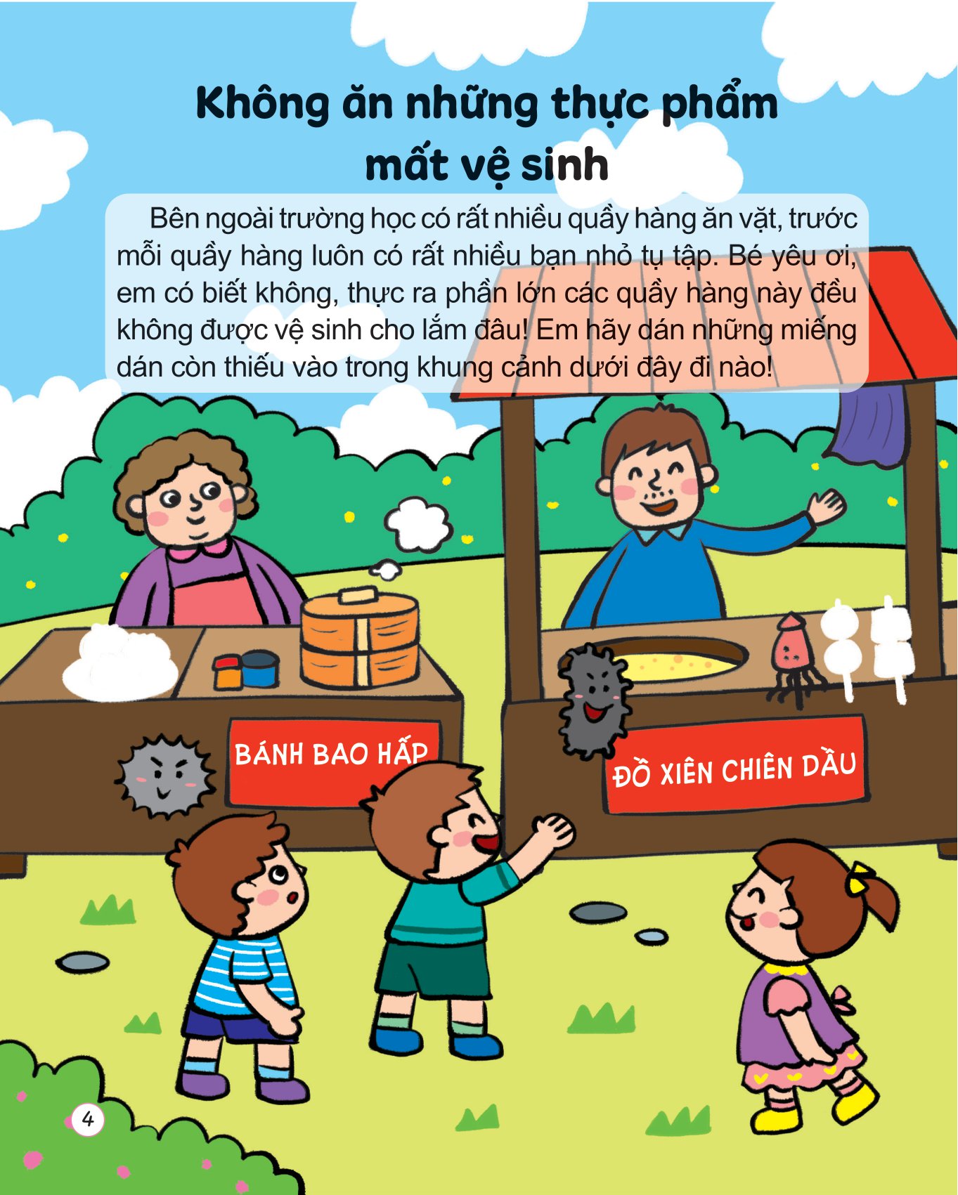 hình dán thú vị rèn trí thông minh - an toàn mạnh khỏe (dành cho trể từ 2-6 tuổi)