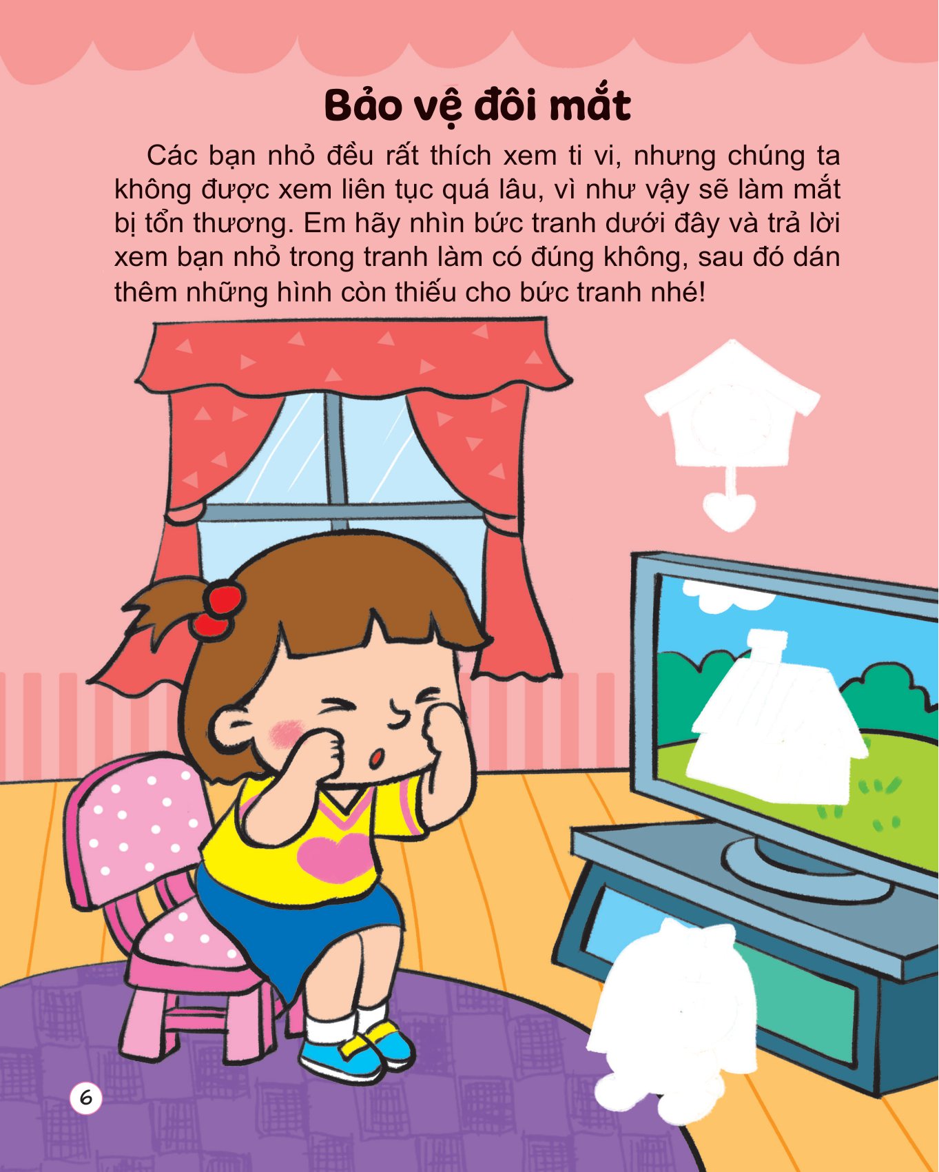 hình dán thú vị rèn trí thông minh - an toàn mạnh khỏe (dành cho trể từ 2-6 tuổi)