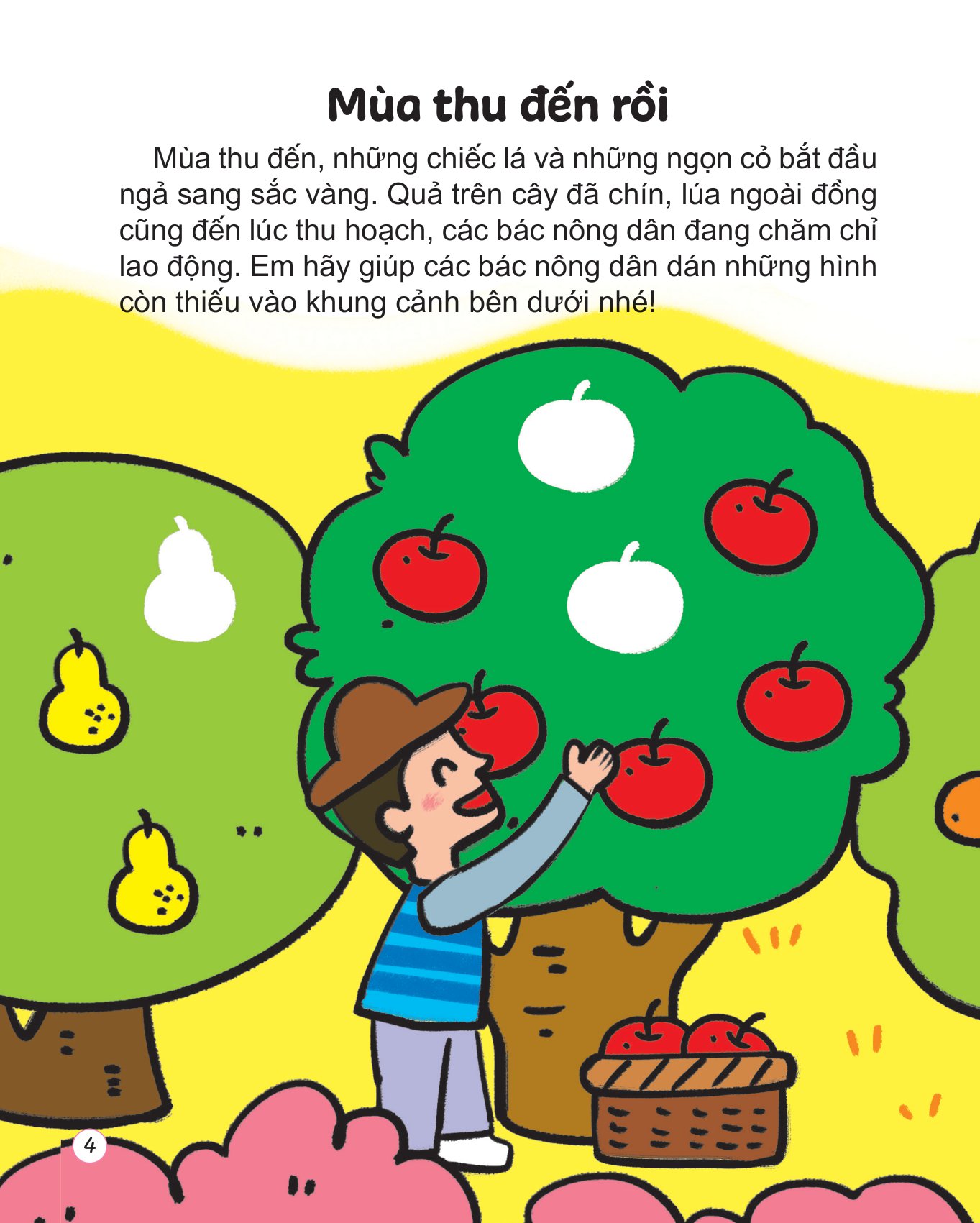 hình dán thú vị - rèn trí thông minh - khả năng quan sát