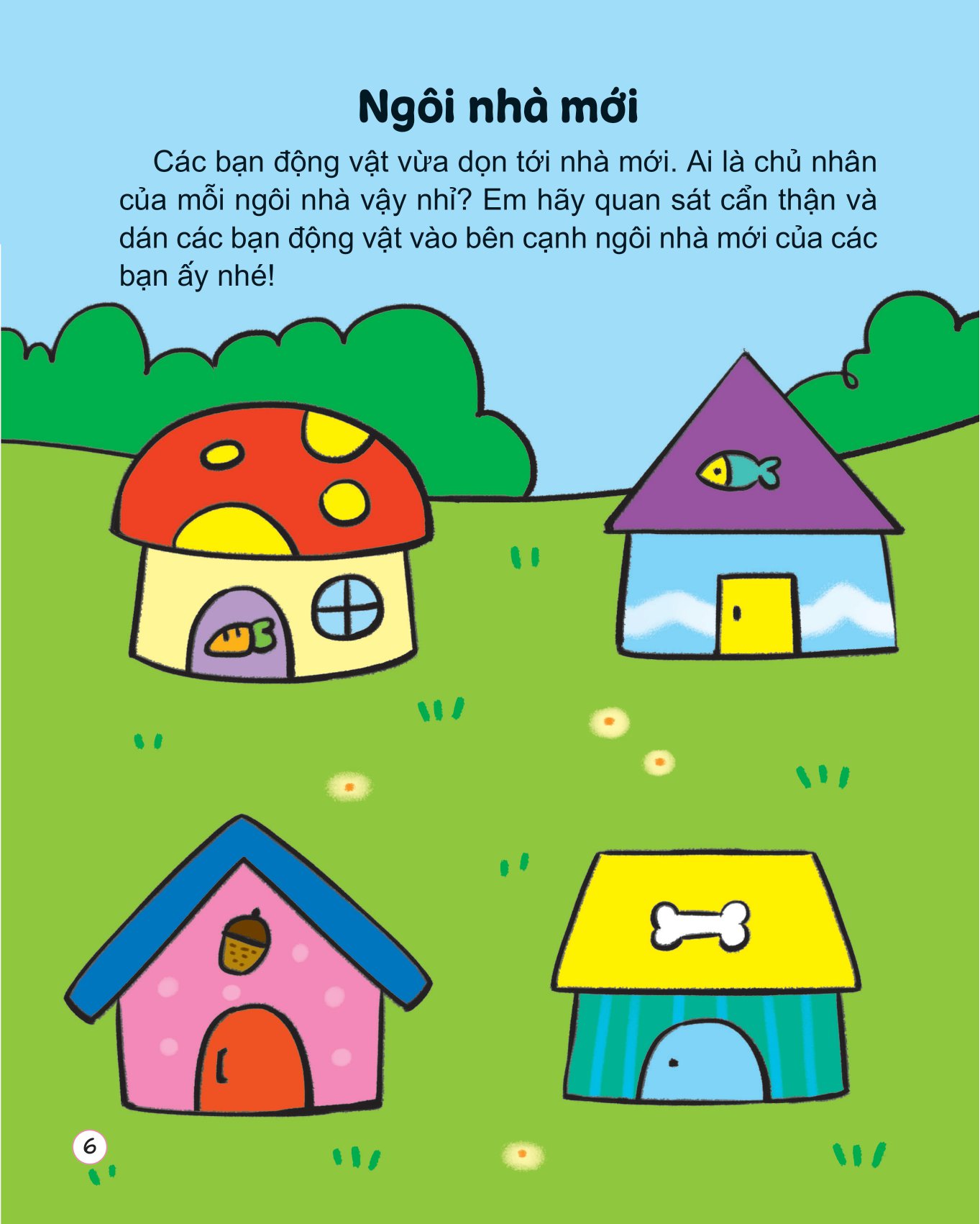 hình dán thú vị - rèn trí thông minh - khả năng quan sát