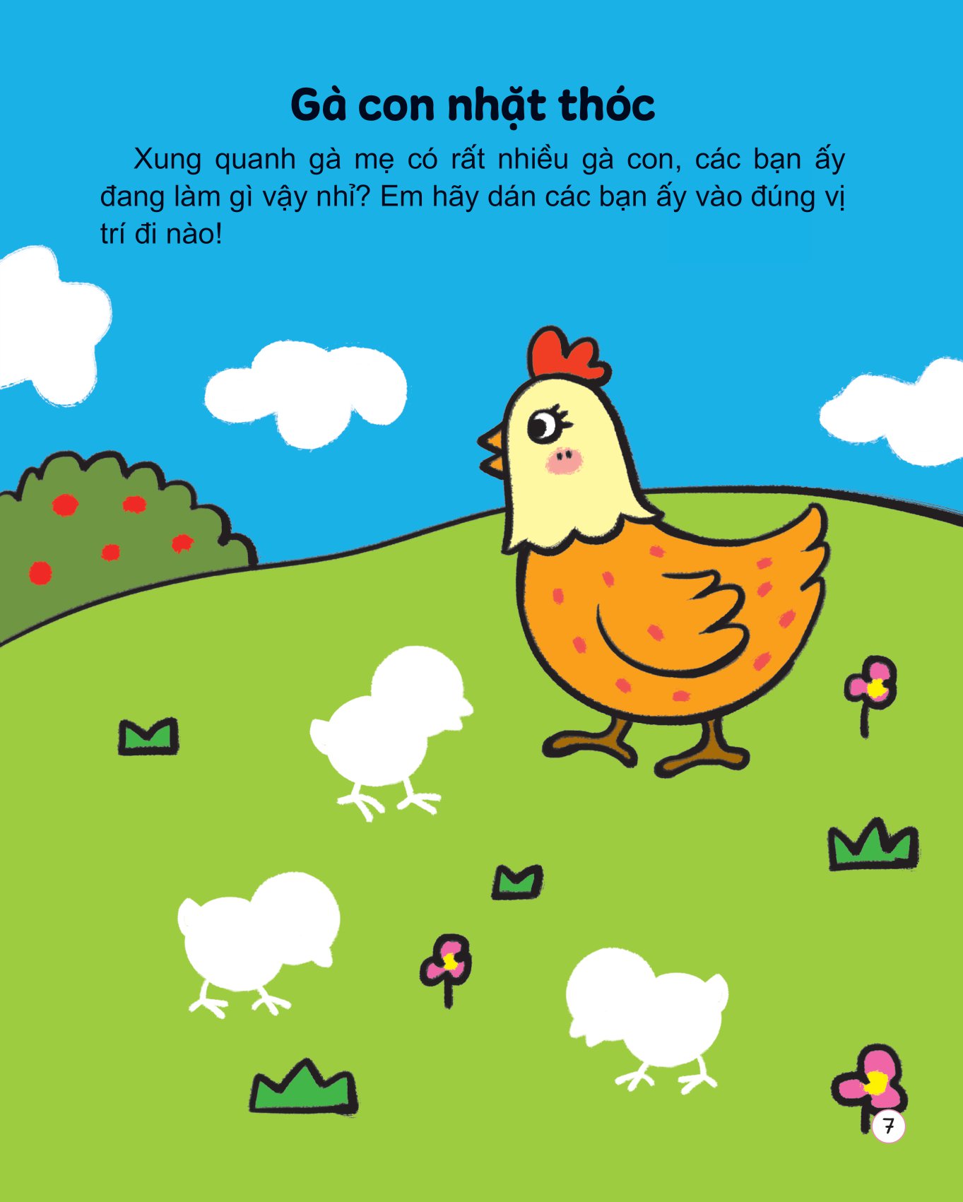 hình dán thú vị - rèn trí thông minh - khả năng quan sát