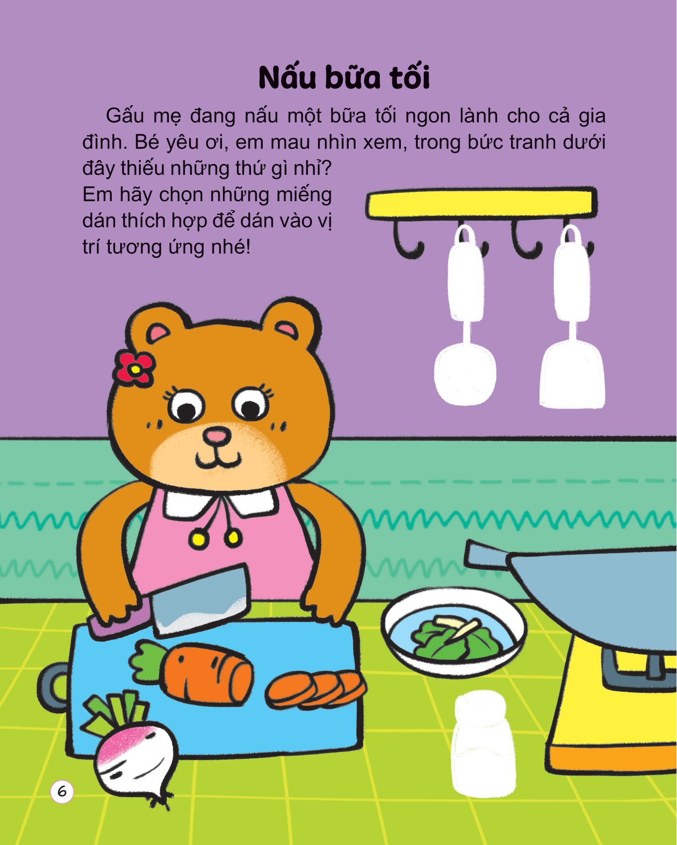 hình dán thú vị - rèn trí thông minh - năng lực tưởng tượng