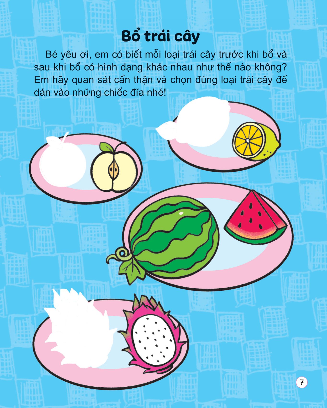 hình dán thú vị - rèn trí thông minh - năng lực tưởng tượng