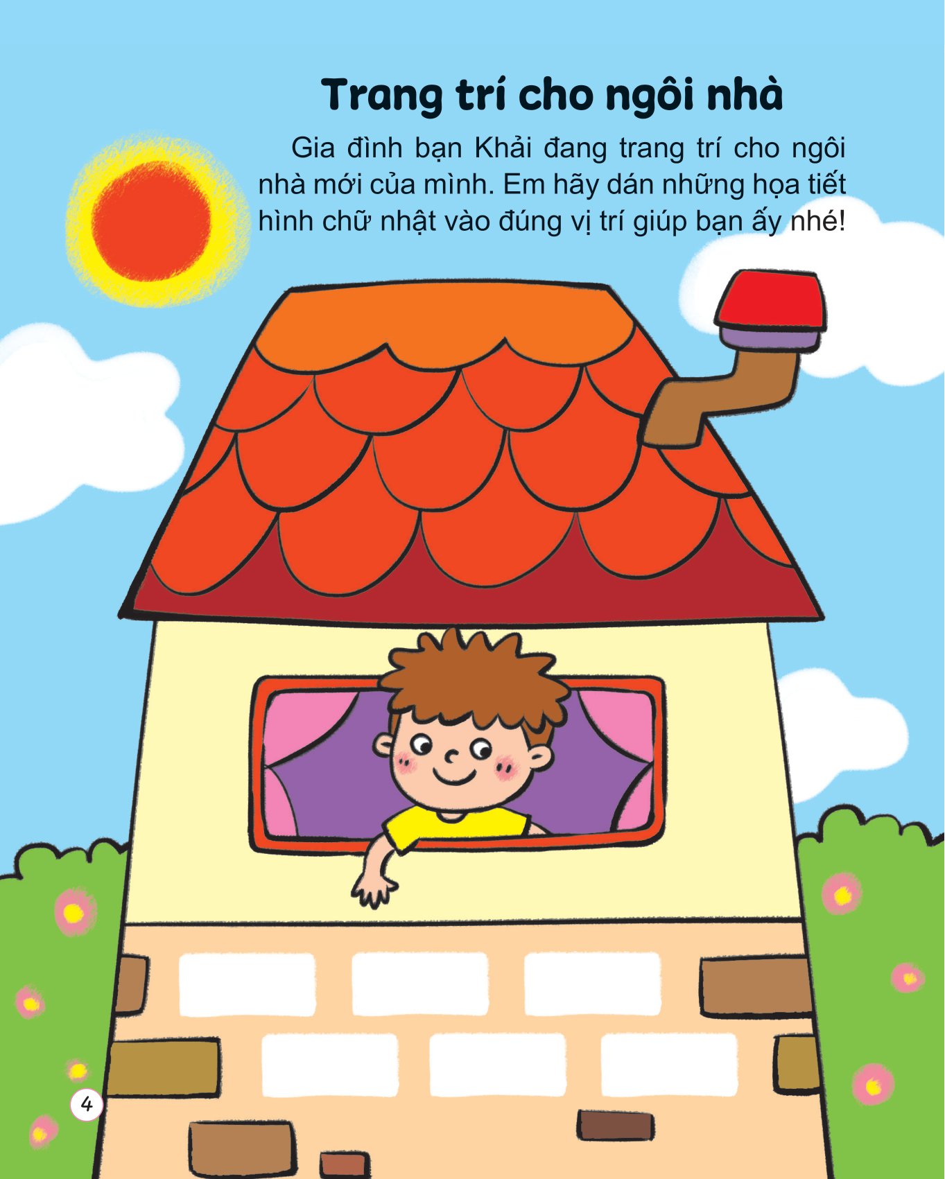 hình dán thú vị - rèn trí thông minh - nhận biết hình dạng