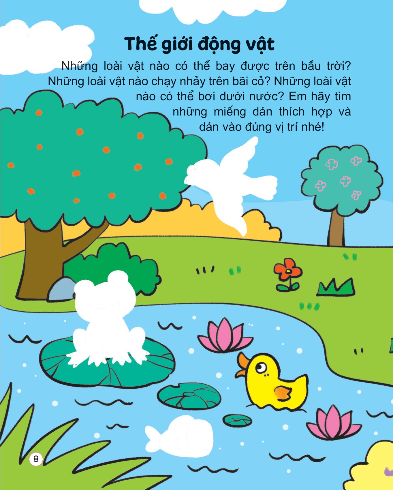 hình dán thú vị - rèn trí thông minh - phát triển iq