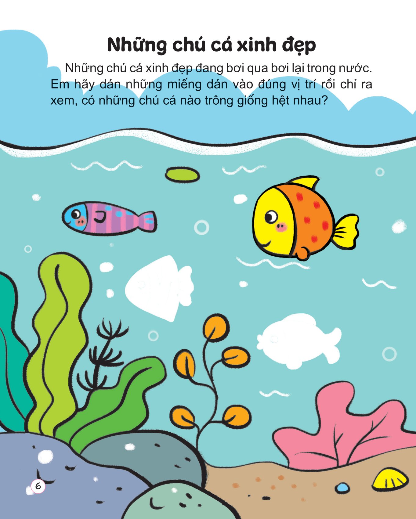 hình dán thú vị rèn trí thông minh - trò chơi tư duy (dành cho trể từ 2-6 tuổi)