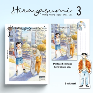 hirayasumi - những tháng ngày chơi vơi - tập 3 - tặng kèm bookmark nhân vật + postcard bồi cứng