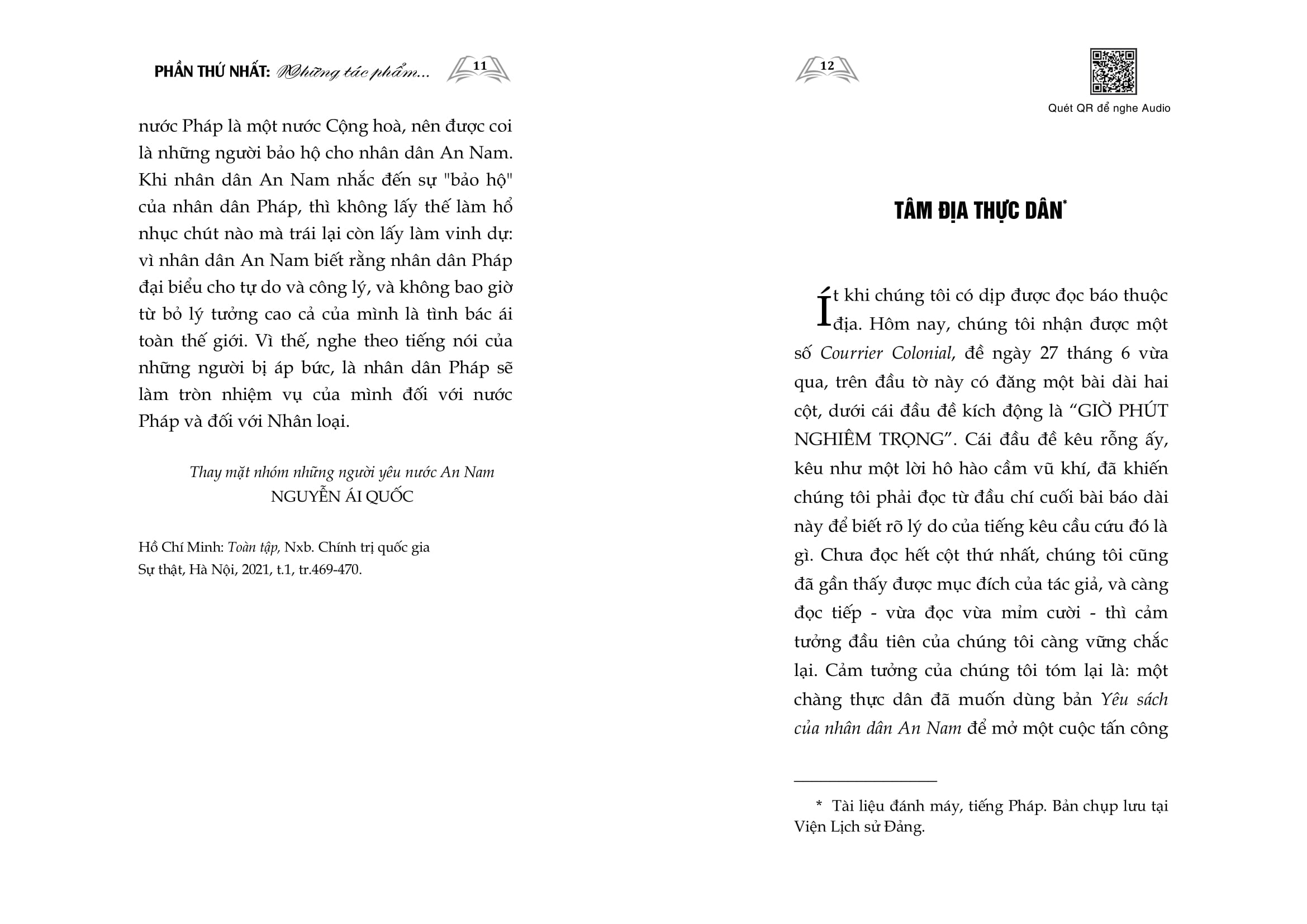 Ho Chi Minh - Mot So Ang Van Chinh Luan Tieu Bieu