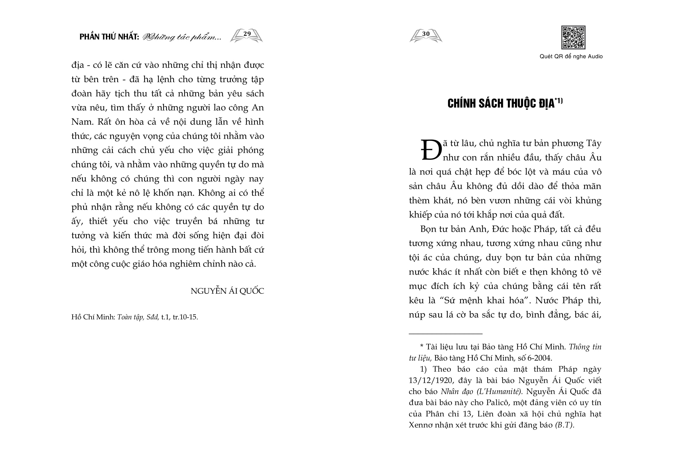 Ho Chi Minh - Mot So Ang Van Chinh Luan Tieu Bieu