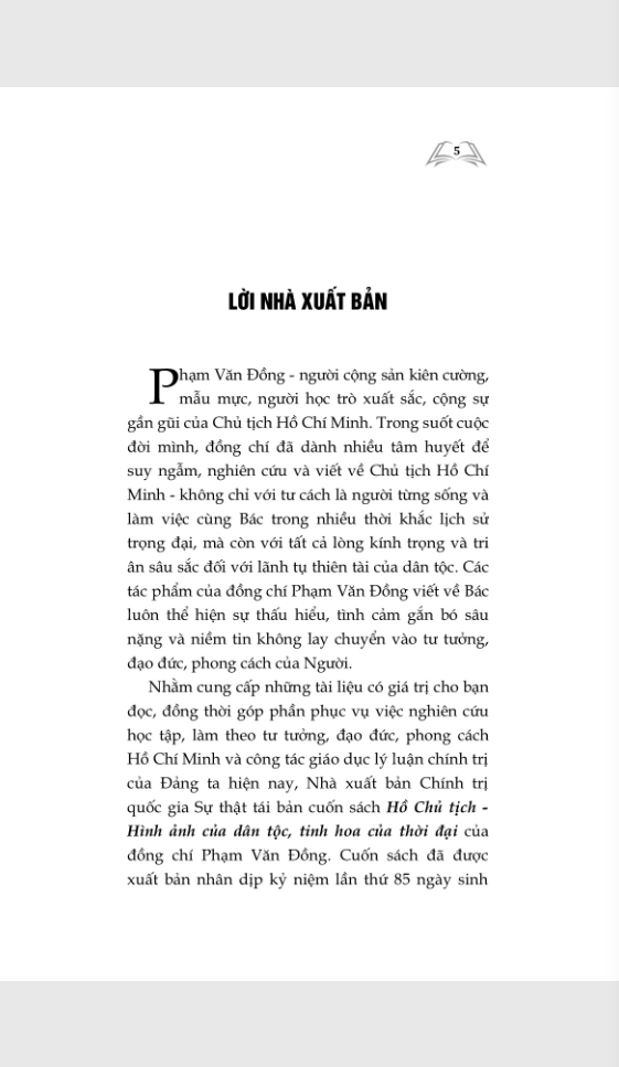 Ho Chu Tich - Hinh Anh Cua Dan Toc, Tinh Hoa Cua Thoi Dai