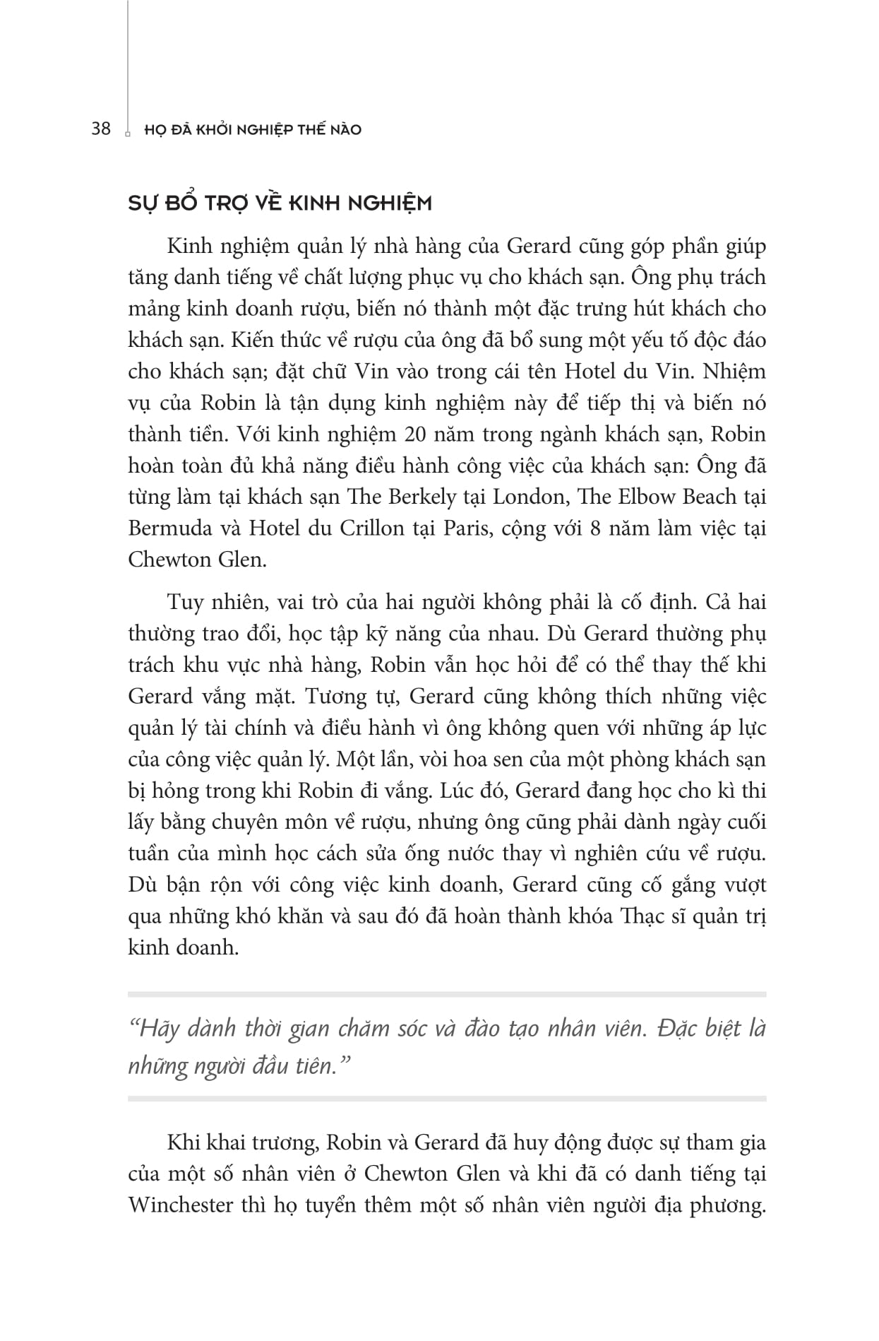 họ đã khởi nghiệp thế nào?