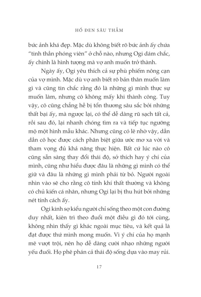 hố đen sâu thẳm