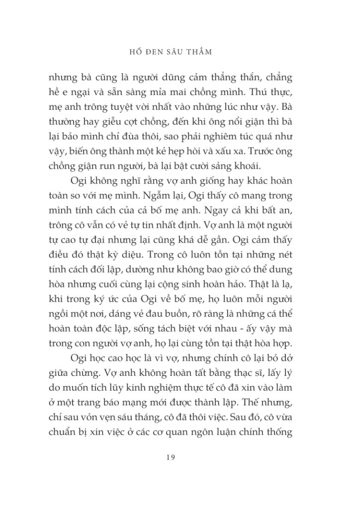 hố đen sâu thẳm