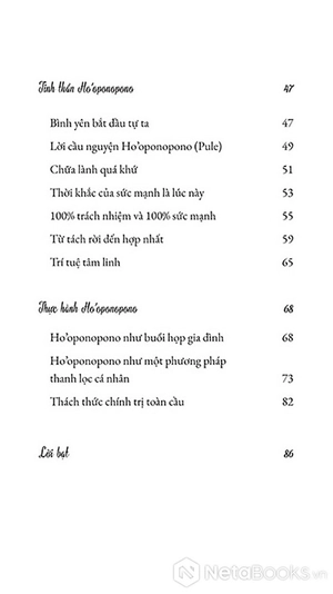 hoℹoponopono - phục hồi tự nhiên, chữa lành cuộc sống, hoàn thiện cuộc đời