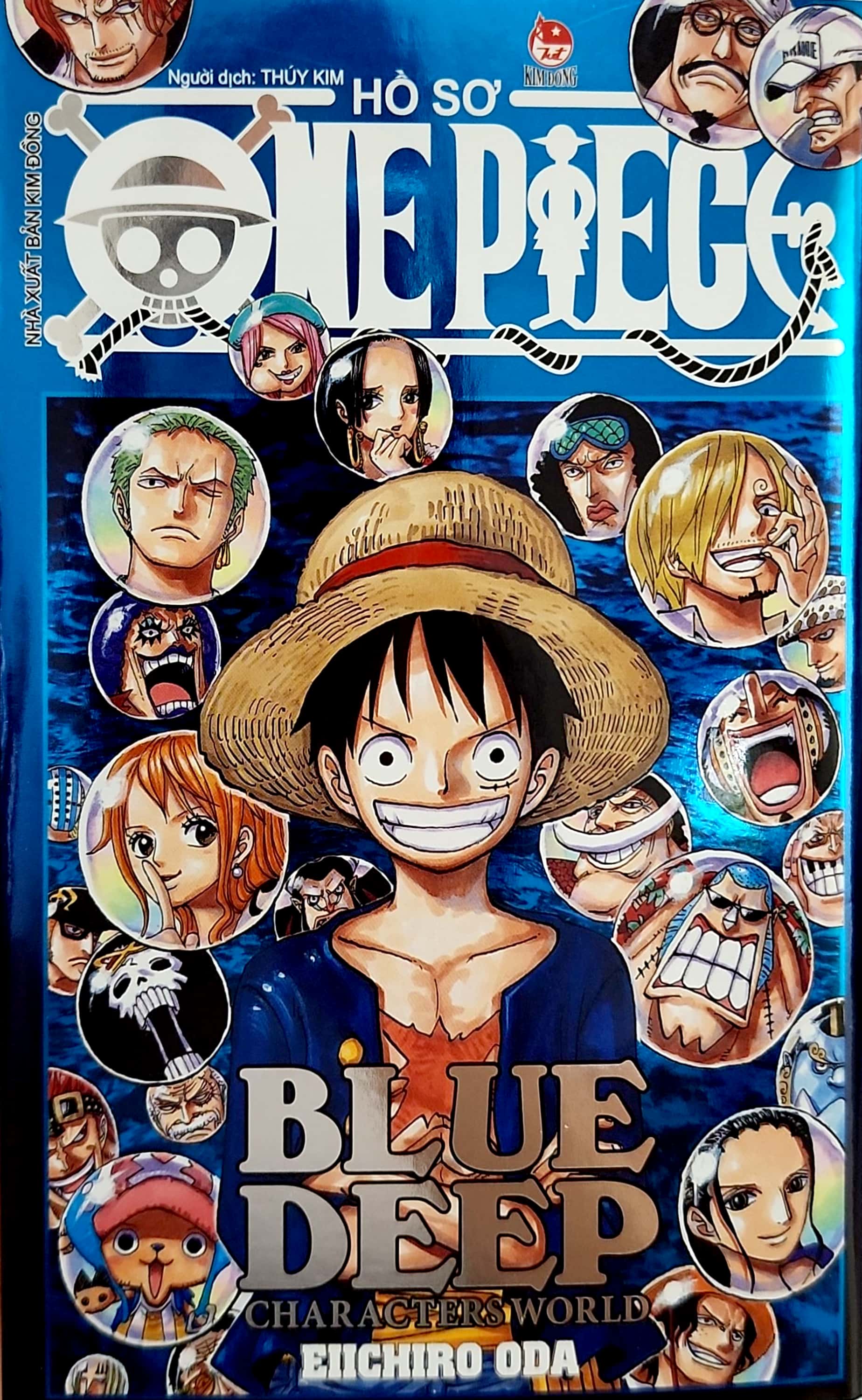 hồ sơ one piece - blue deep characters world (tái bản 2022)