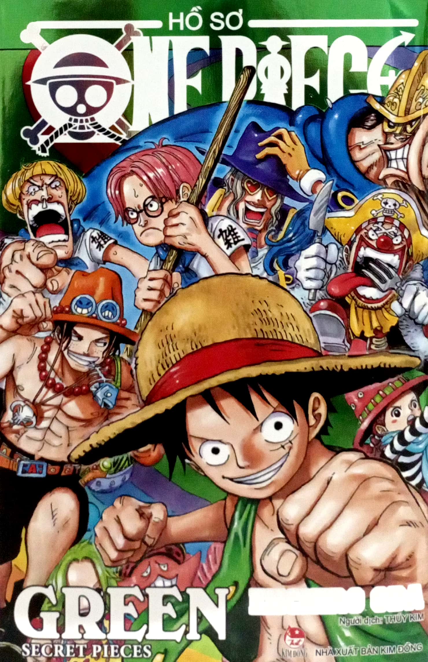 hồ sơ one piece - green secret pieces (tái bản 2022)