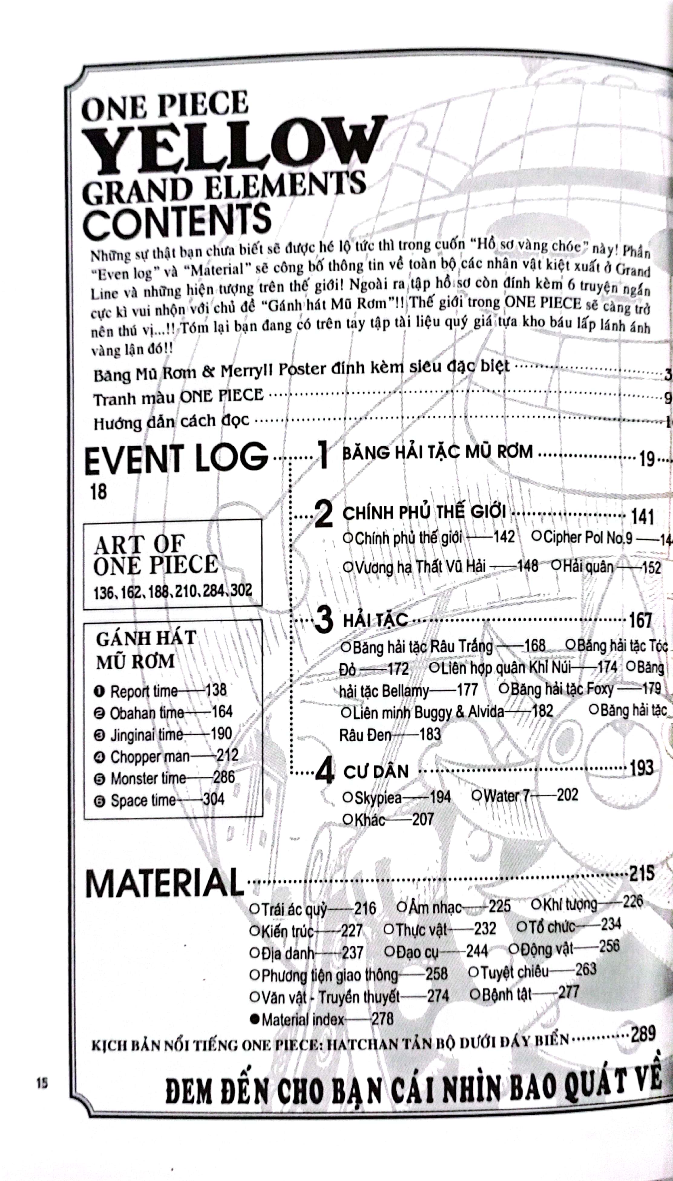 hồ sơ one piece - yellow grand elements (tái bản 2022)