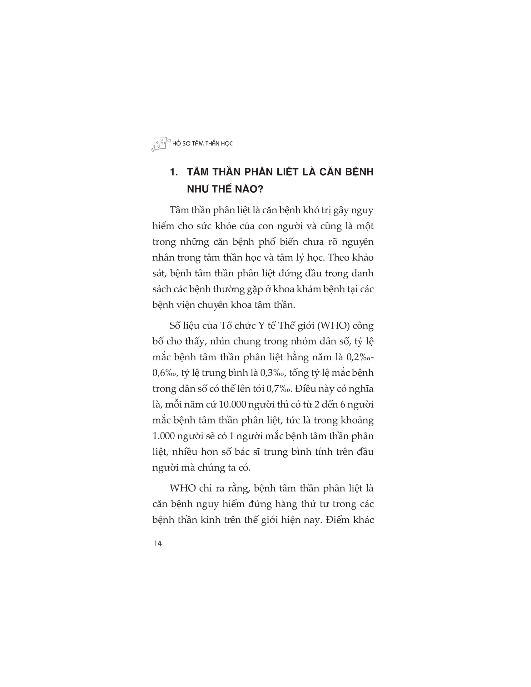 hồ sơ tâm thần học