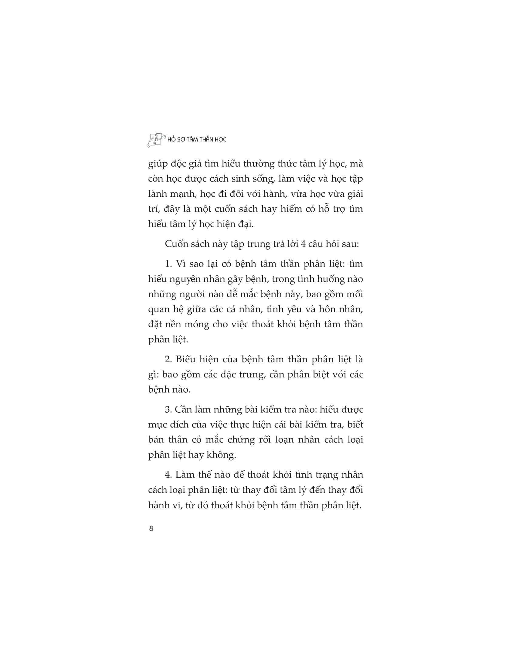 hồ sơ tâm thần học