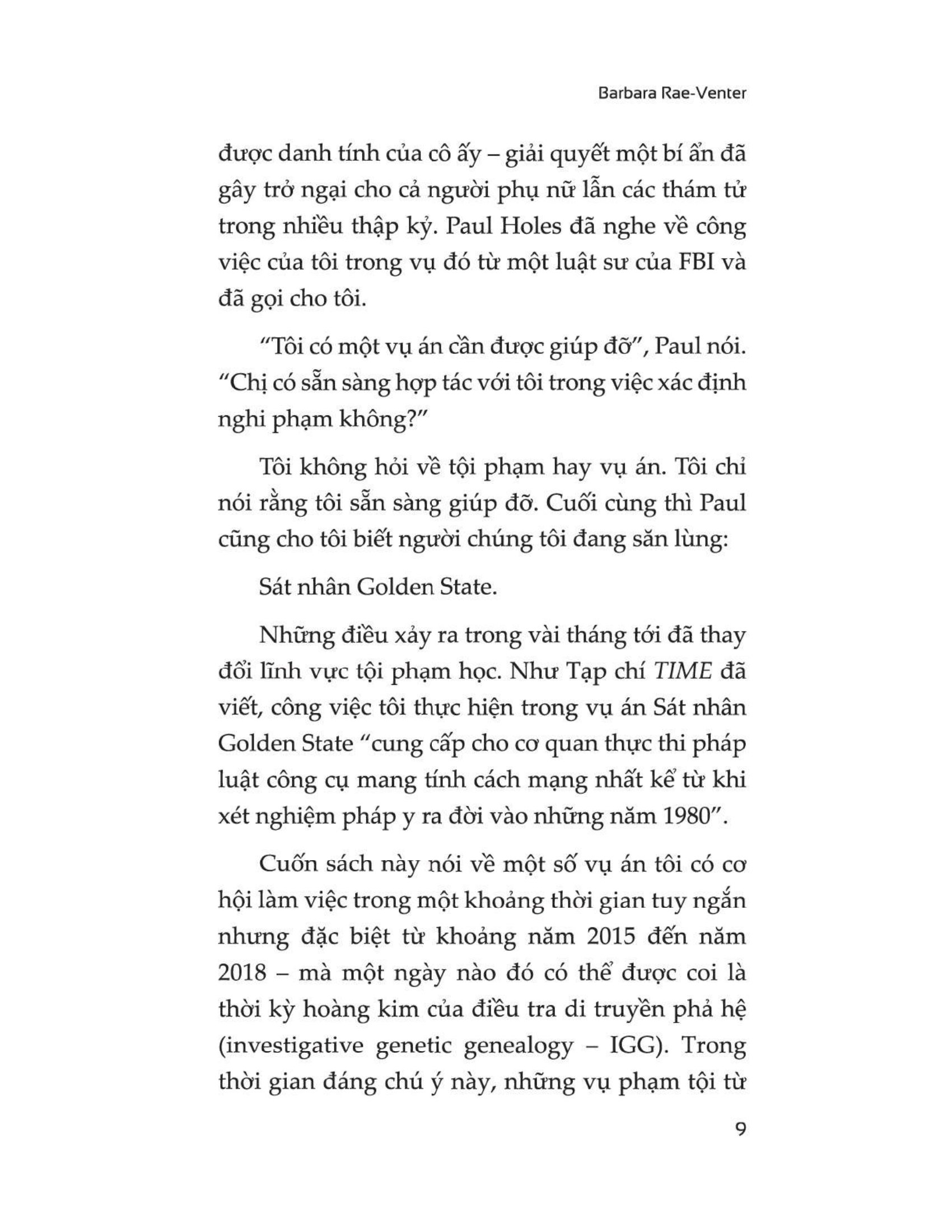 hồ sơ tội phạm - giám định pháp y bằng mã gen