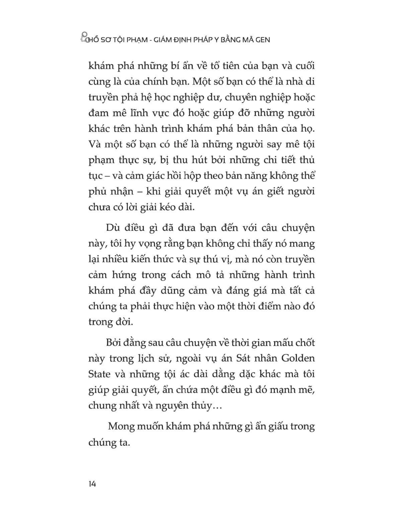 hồ sơ tội phạm - giám định pháp y bằng mã gen