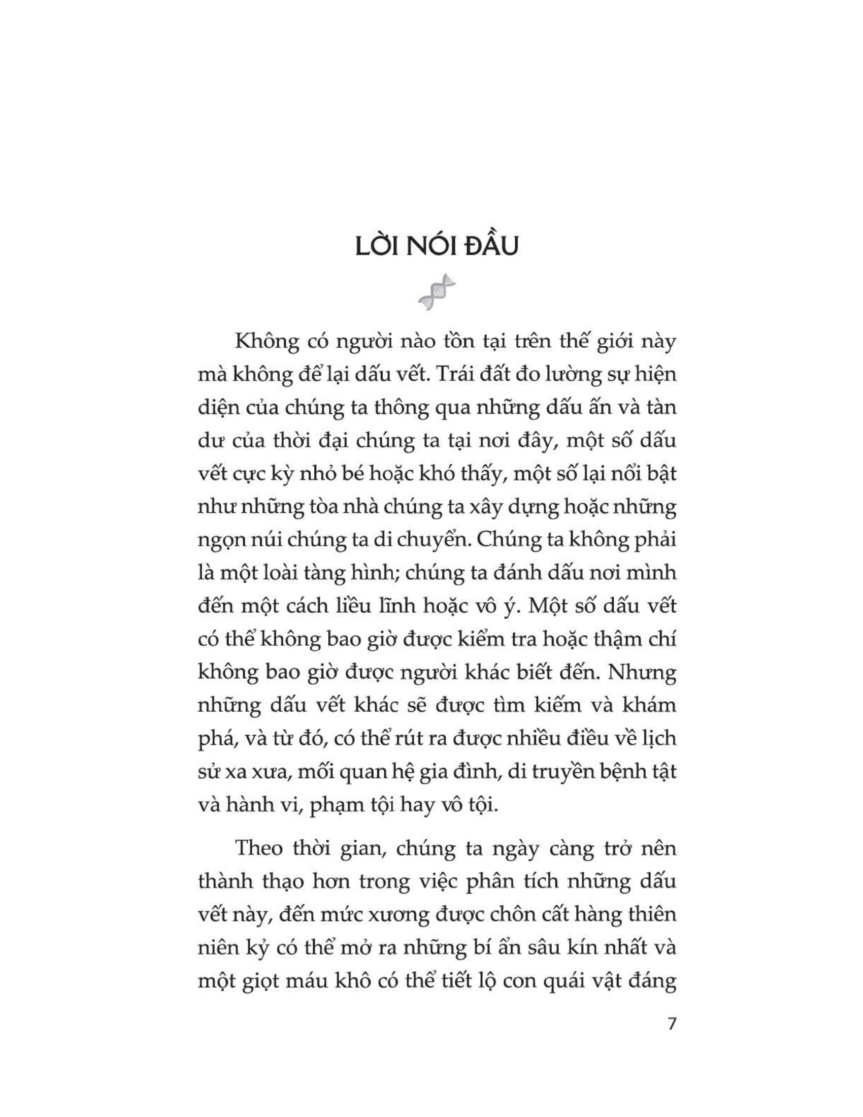 hồ sơ tội phạm - giám định pháp y bằng mã gen