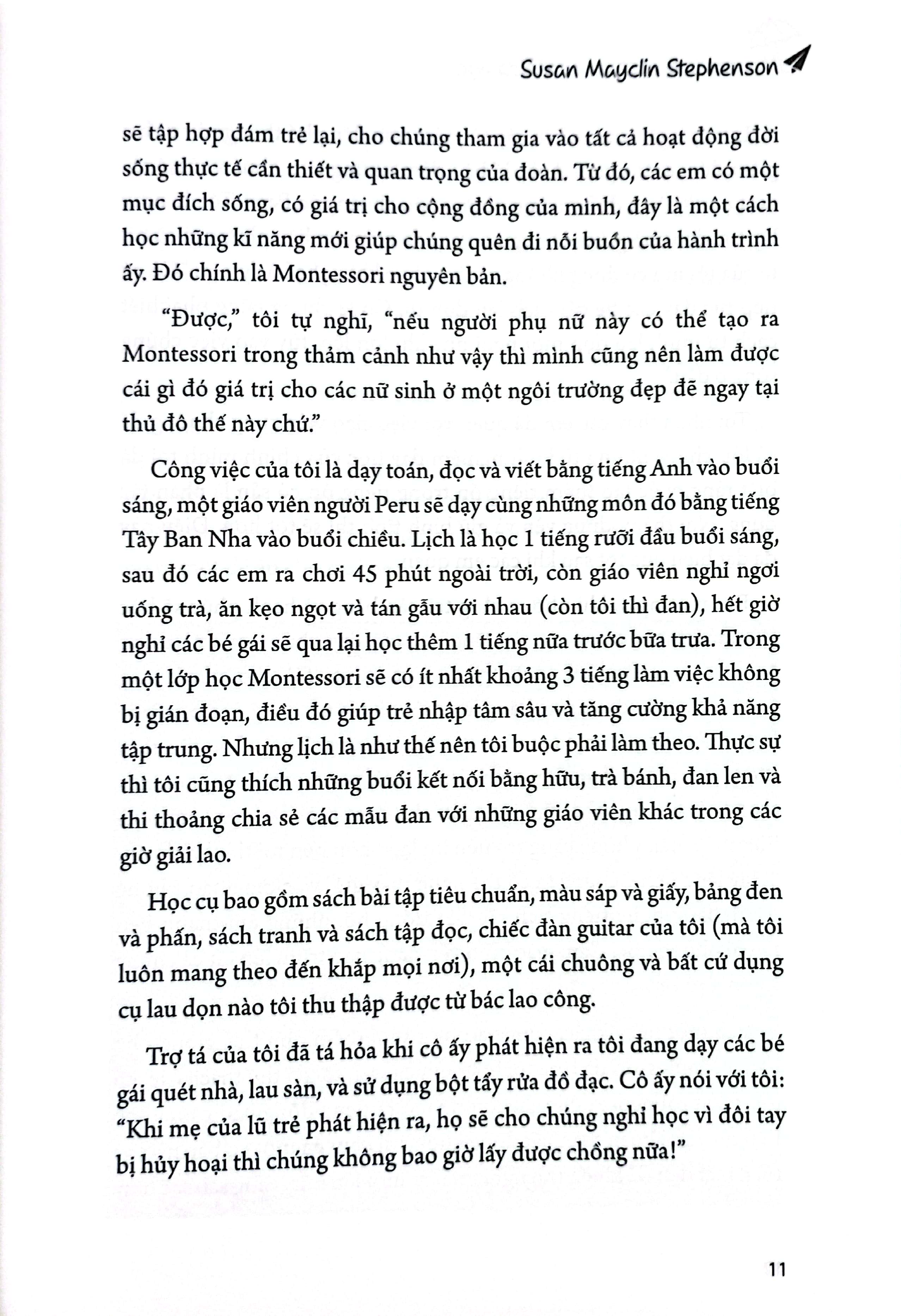 hỗ trợ cuộc sống - montessori vượt ra ngoài lớp học