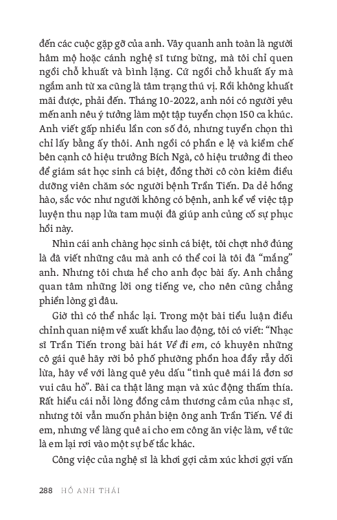 họ trở thành nhân vật của tôi