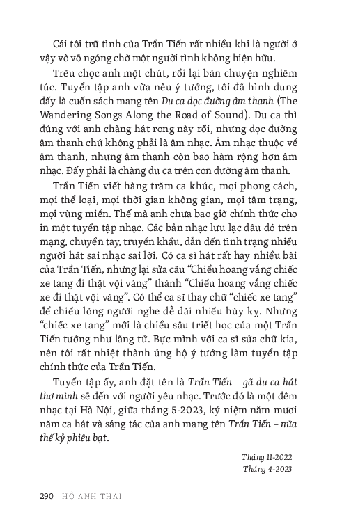 họ trở thành nhân vật của tôi