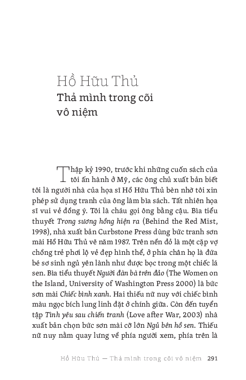 họ trở thành nhân vật của tôi