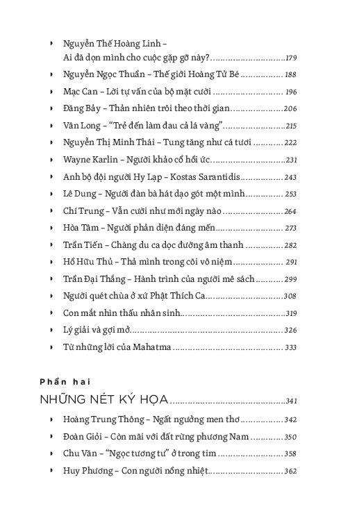 họ trở thành nhân vật của tôi