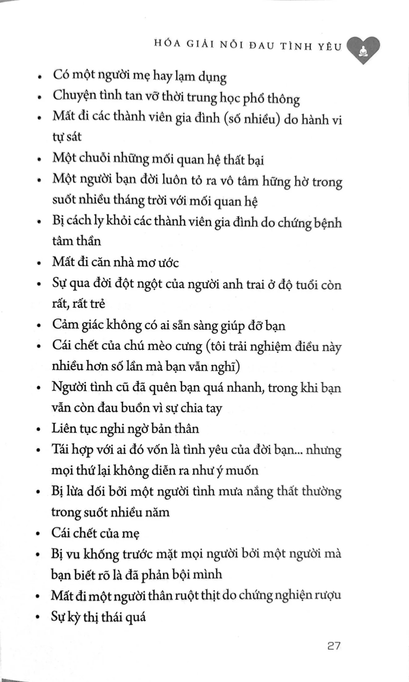 hóa giải nổi đau tình yêu - love hurts