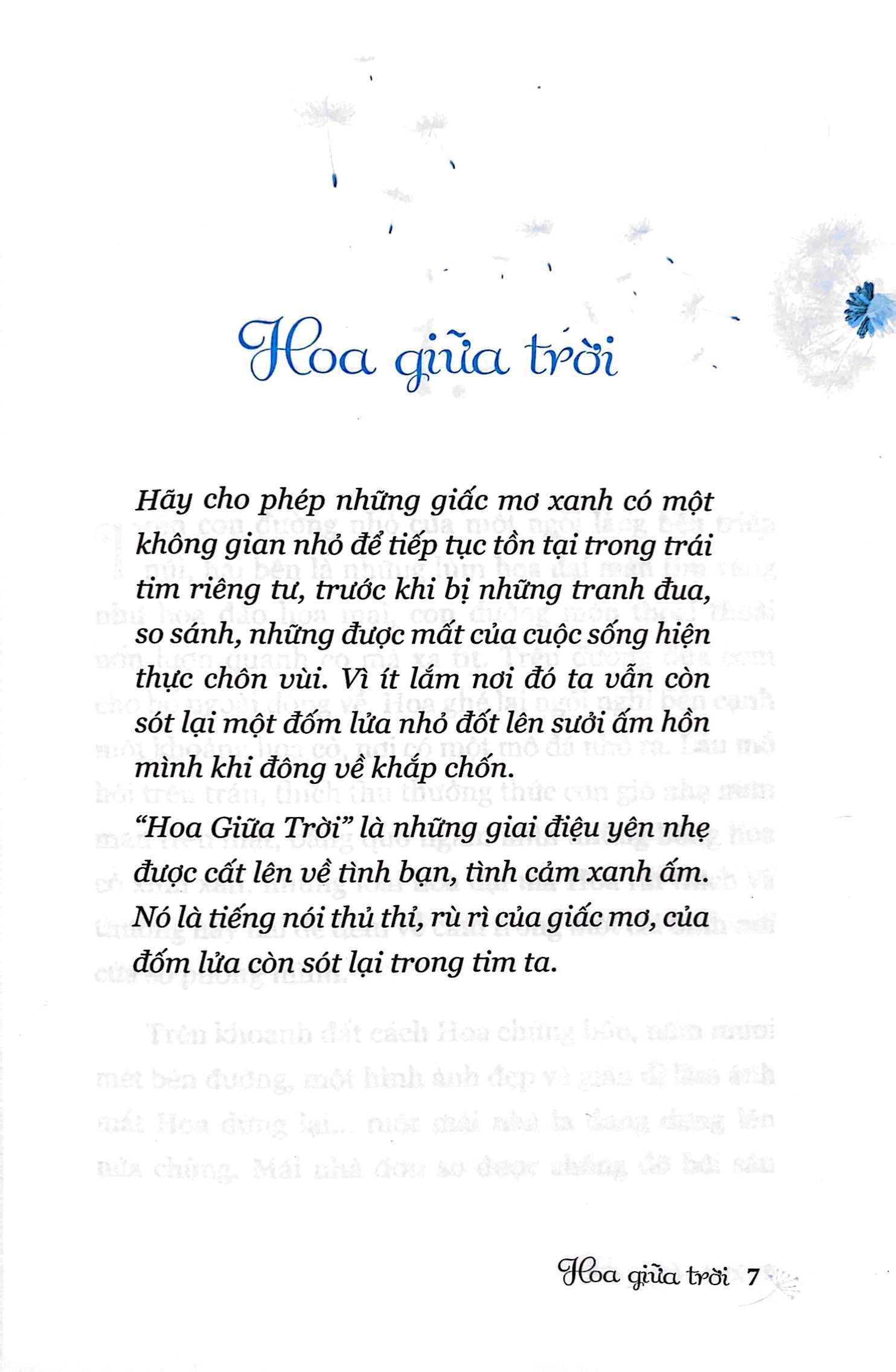 hoa giữa trời