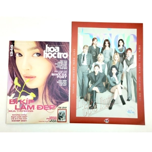 hoa học trò số 1346 - tặng kèm fanbook twice + 2 mega poster lee do hyun (18 again) & jin (bts)