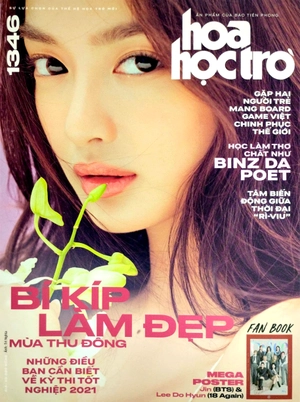 hoa học trò số 1346 - tặng kèm fanbook twice + 2 mega poster lee do hyun (18 again) & jin (bts)