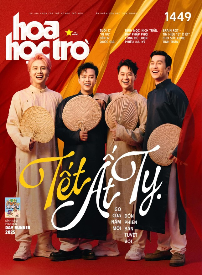 hoa học trò - số 1449 - h2tết ất tỵ - detox cảm xúc để đón năm mới thật vui! - tặng kèm sổ tay nhật ký 2025 ngập tràn vũ trụ capybara