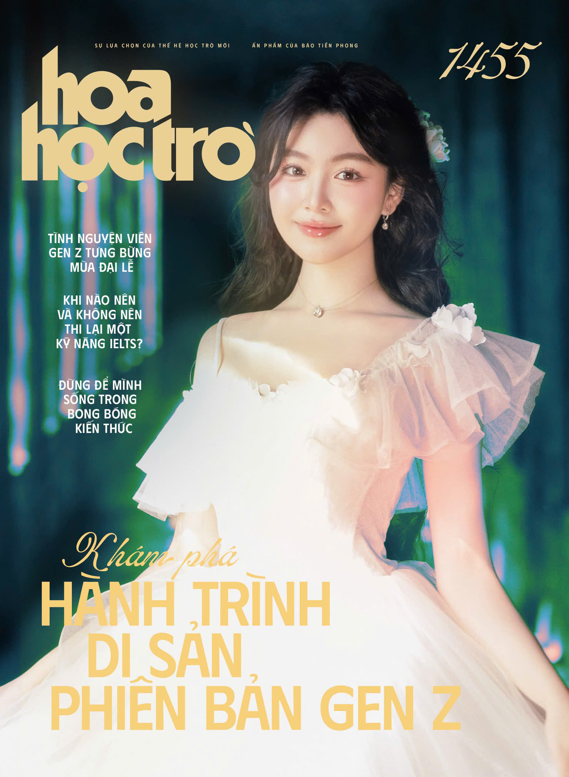 Hoa Hoc Tro - So 1455 - Nhin Doi Qua Lang Kinh Vui Ve Cua "The He Cot Nha"