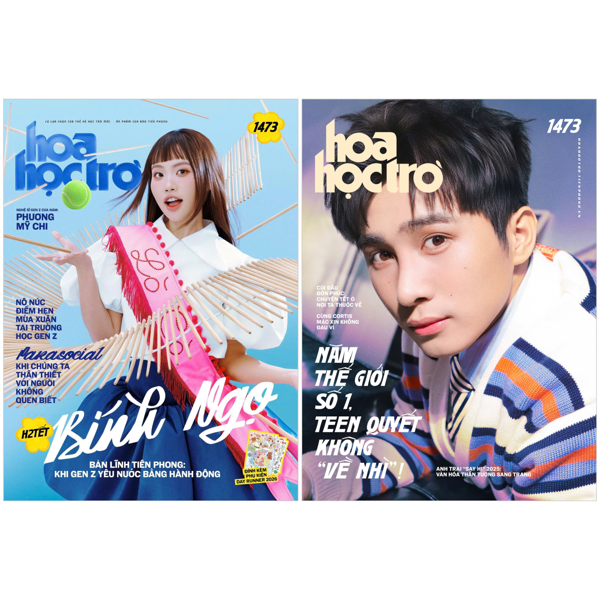 Hoa Hoc Tro - So 1473 - H2Tet Binh Ngo 2026 - No Nuc Diem Hen Mua Xuan Tai Truong Hoc Gen Z - Tang Kem Phu Kien Day Runner 2026 + Cam Nang Chien Than IELTS