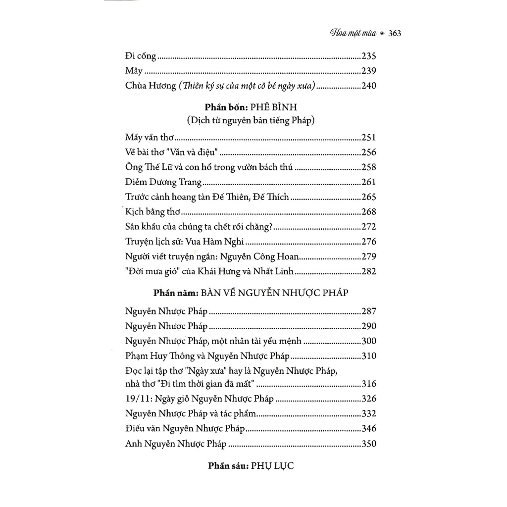 hoa một mùa (tái bản 2018)