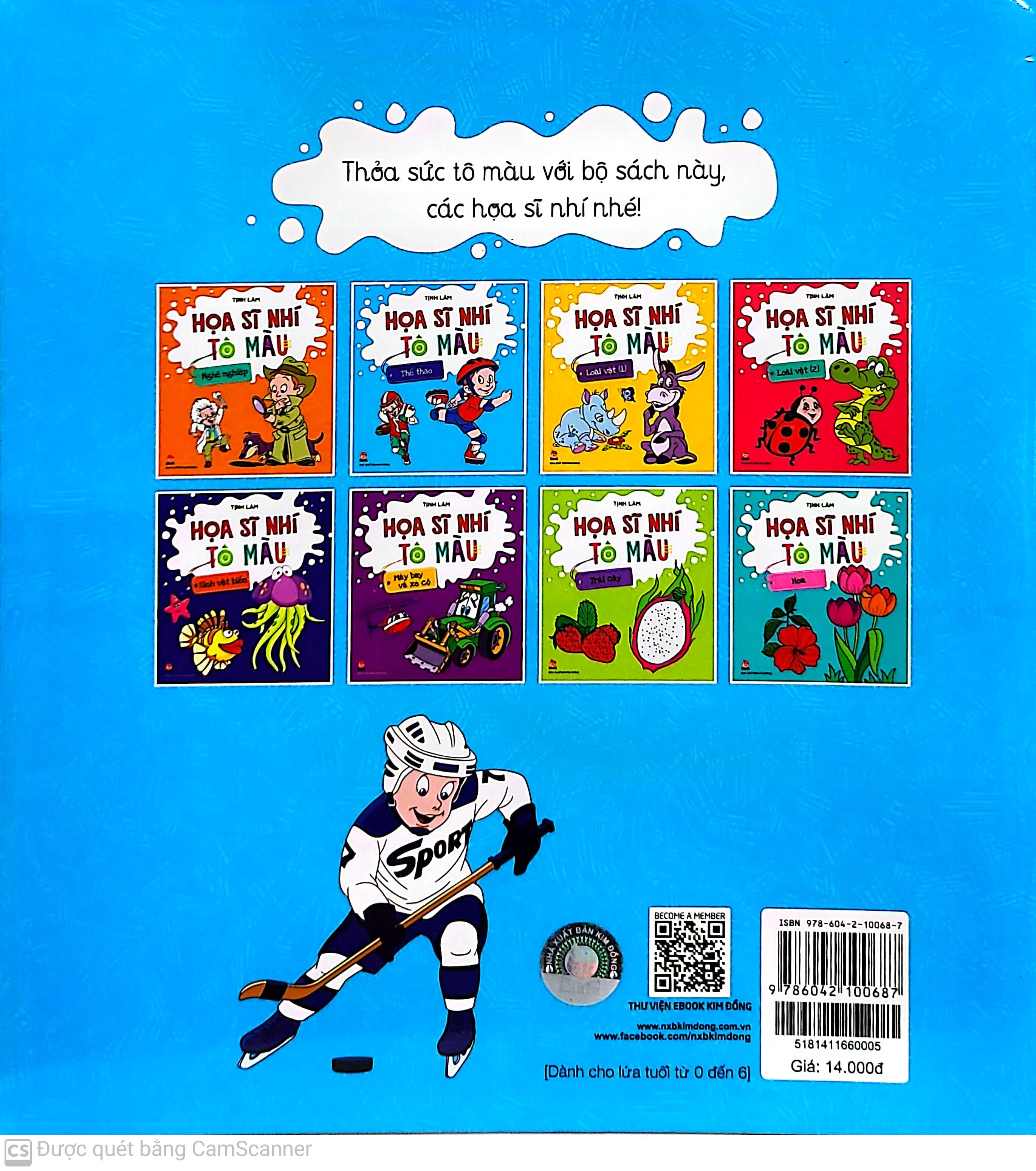 họa sĩ nhí tô màu - thể thao