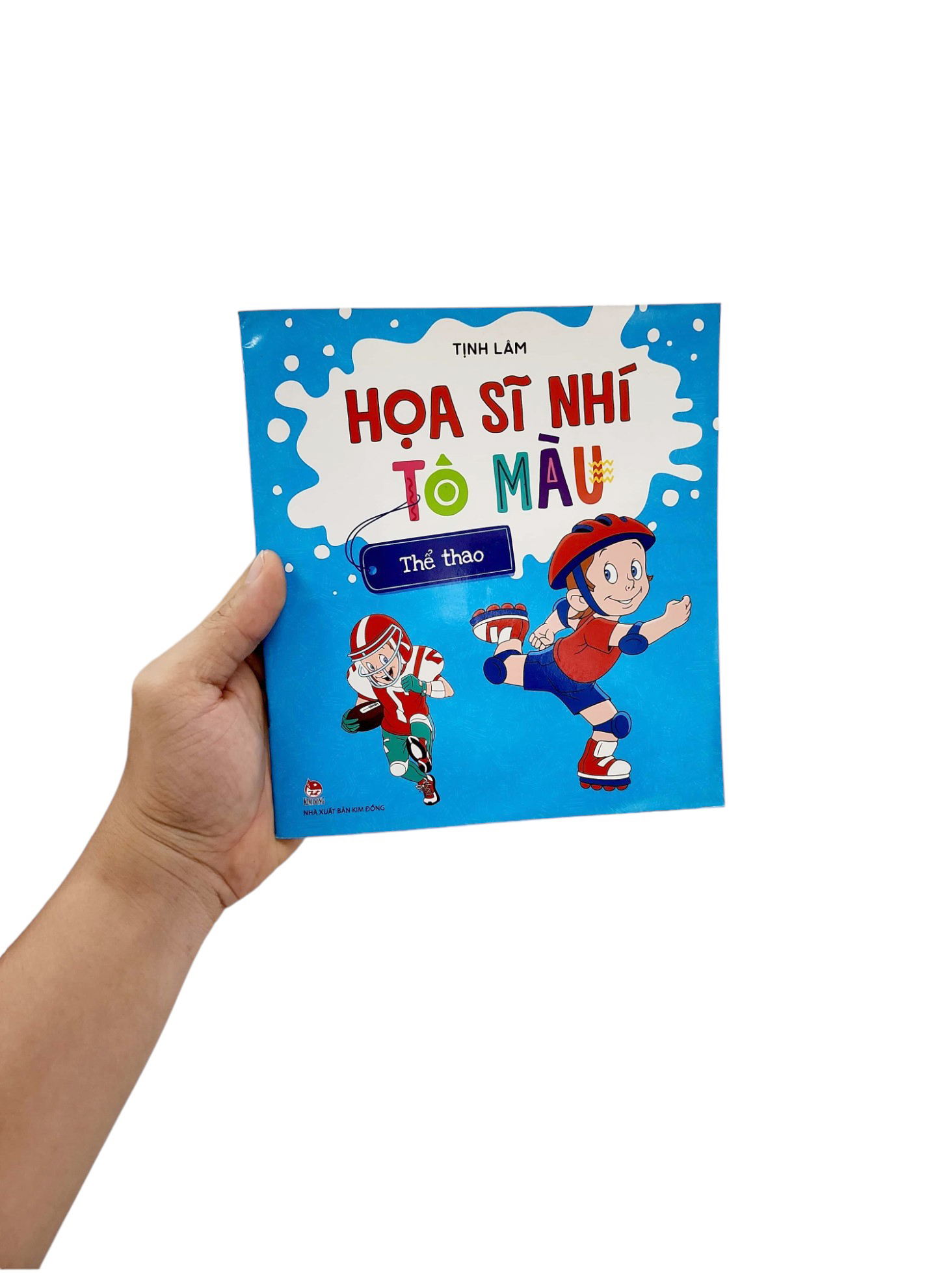 họa sĩ nhí tô màu - thể thao