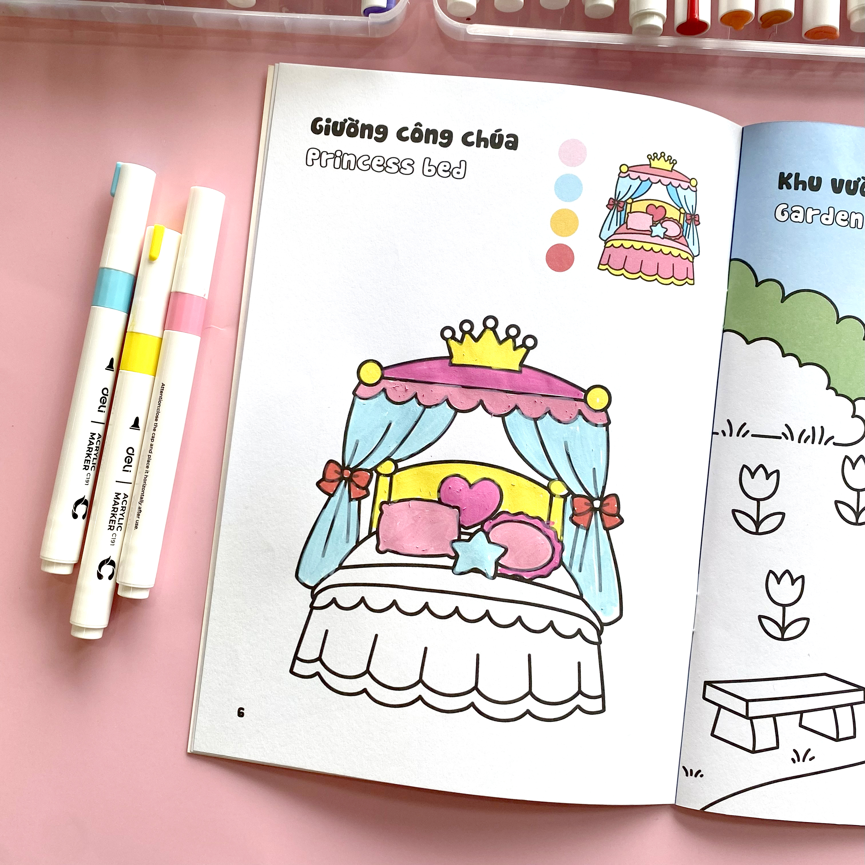 Họa Sĩ Nhí Vẽ Thế Giới - Căn Phòng Công Chúa