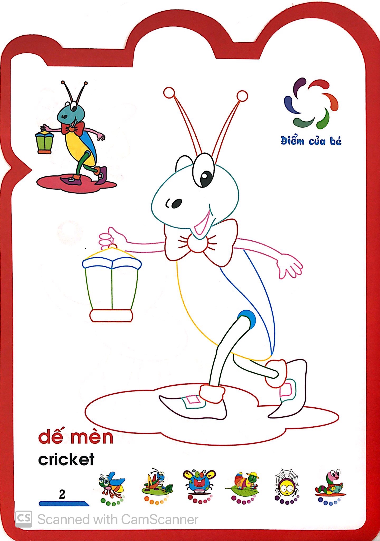 họa sĩ tí hon - chủ đề côn trùng