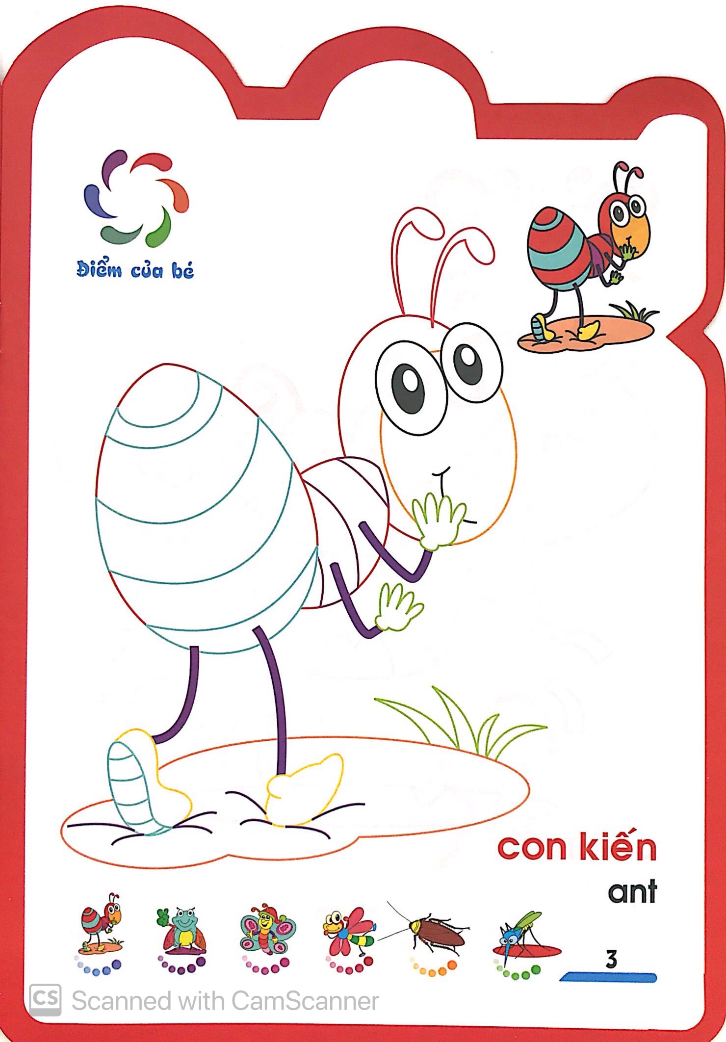 họa sĩ tí hon - chủ đề côn trùng