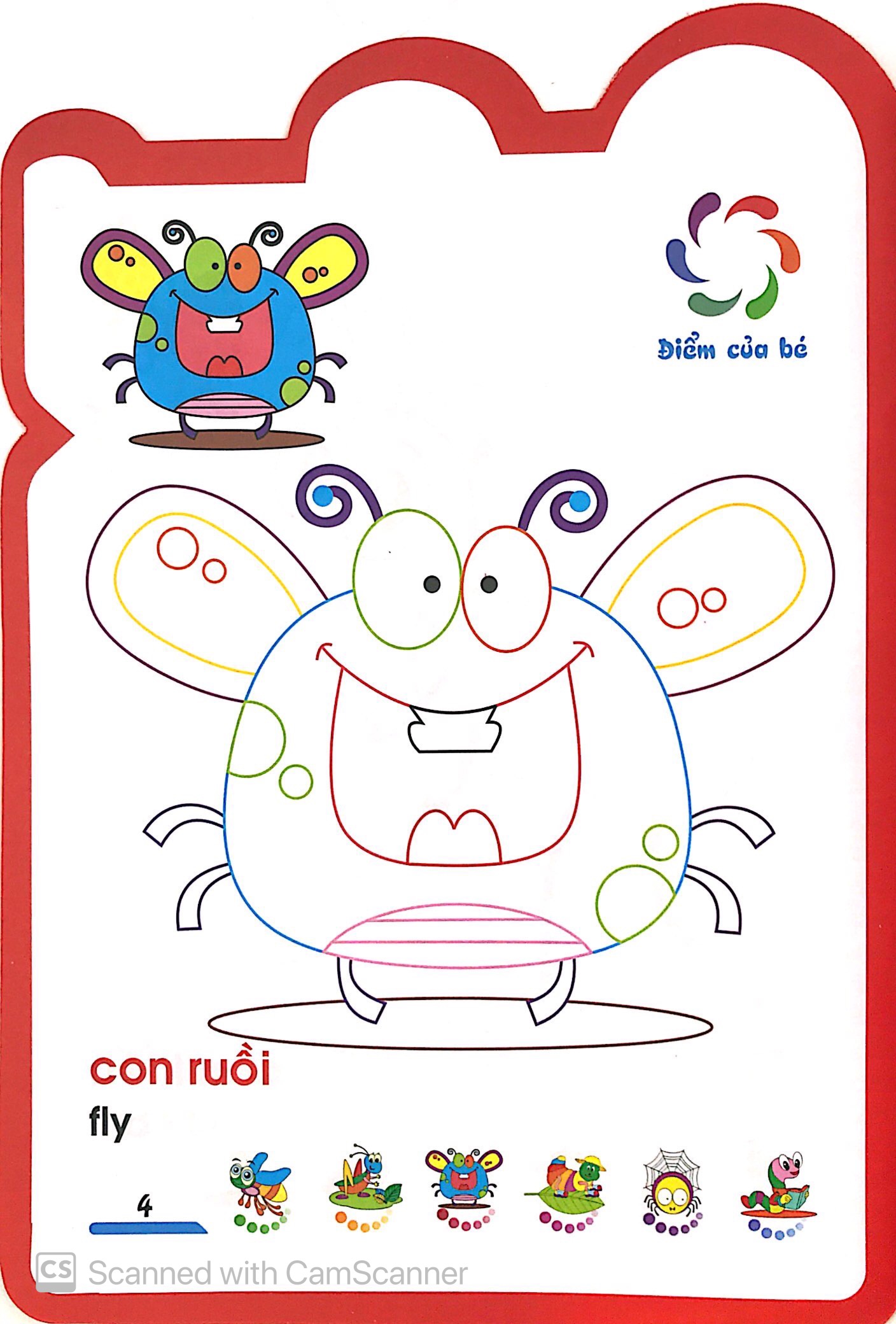 họa sĩ tí hon - chủ đề côn trùng