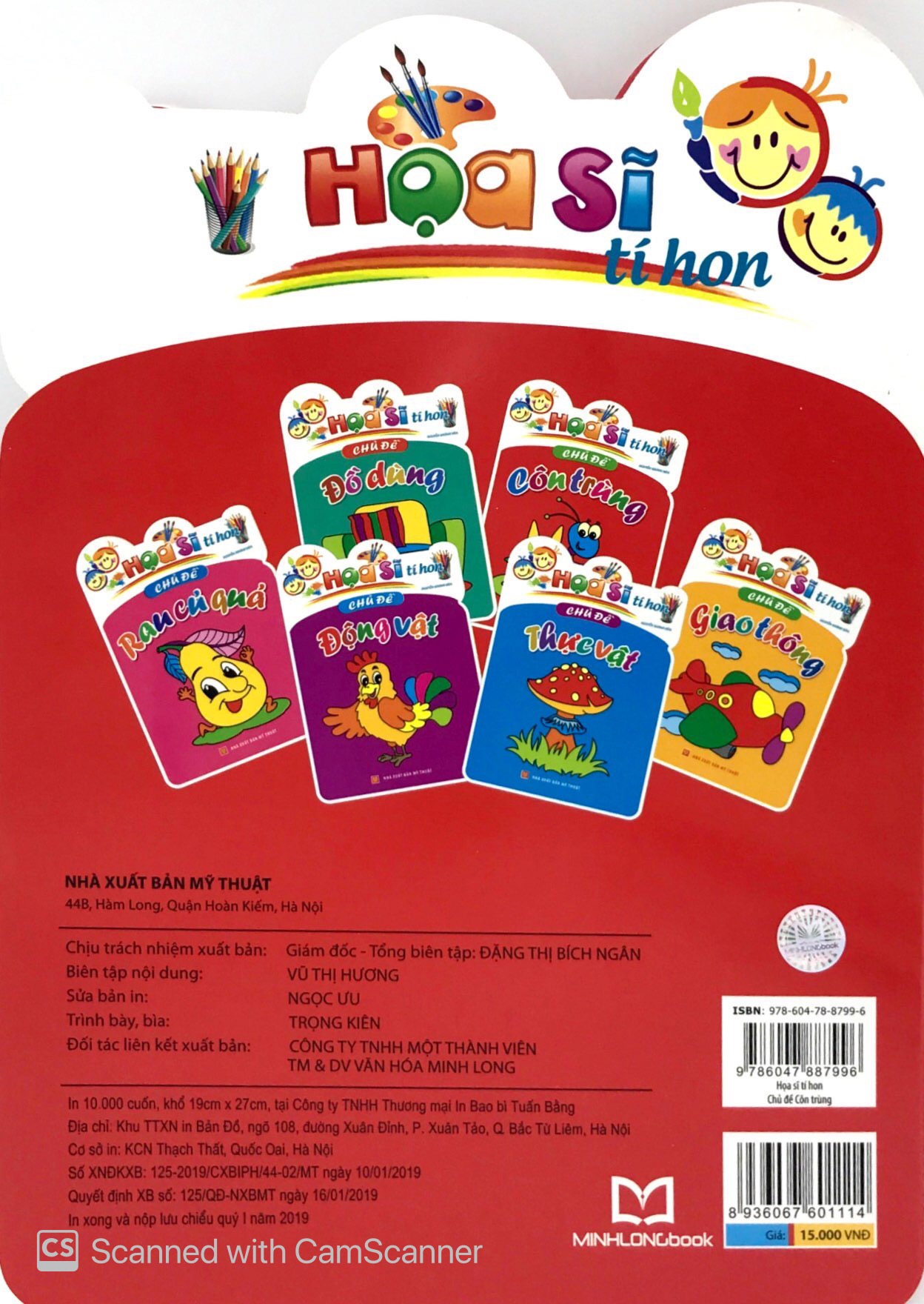 họa sĩ tí hon - chủ đề côn trùng