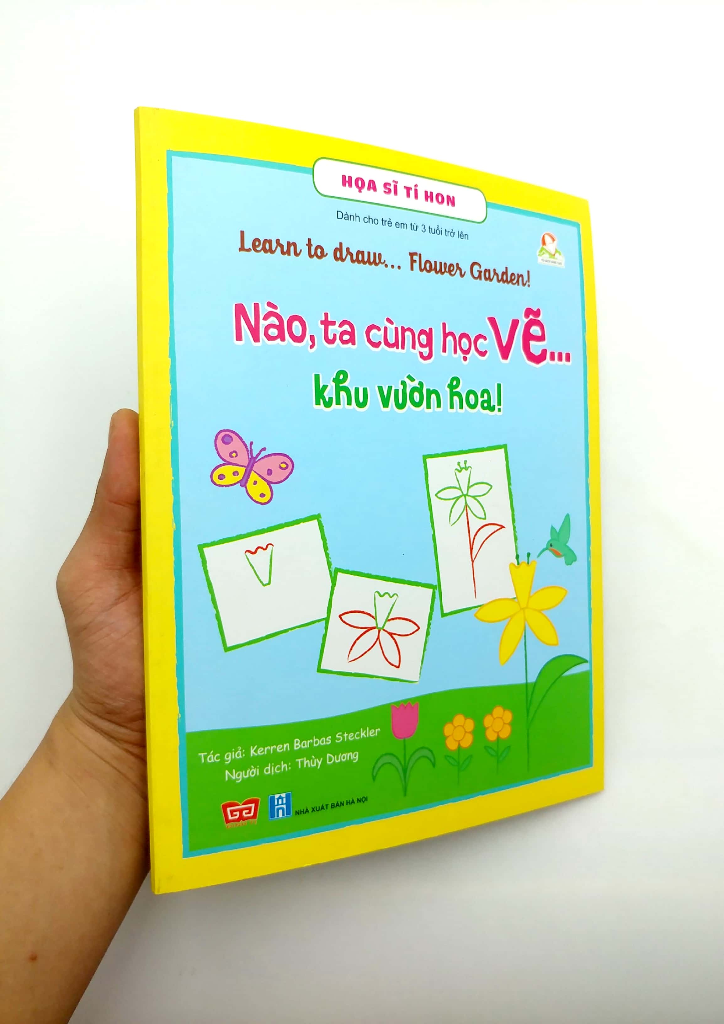 họa sĩ tí hon - learn to draw... flower garden! - nào, ta cùng học vẽ… khu vườn hoa!